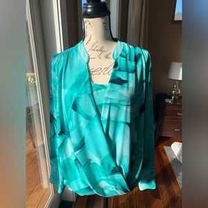 Alfani womens long sleeve blouse size 12